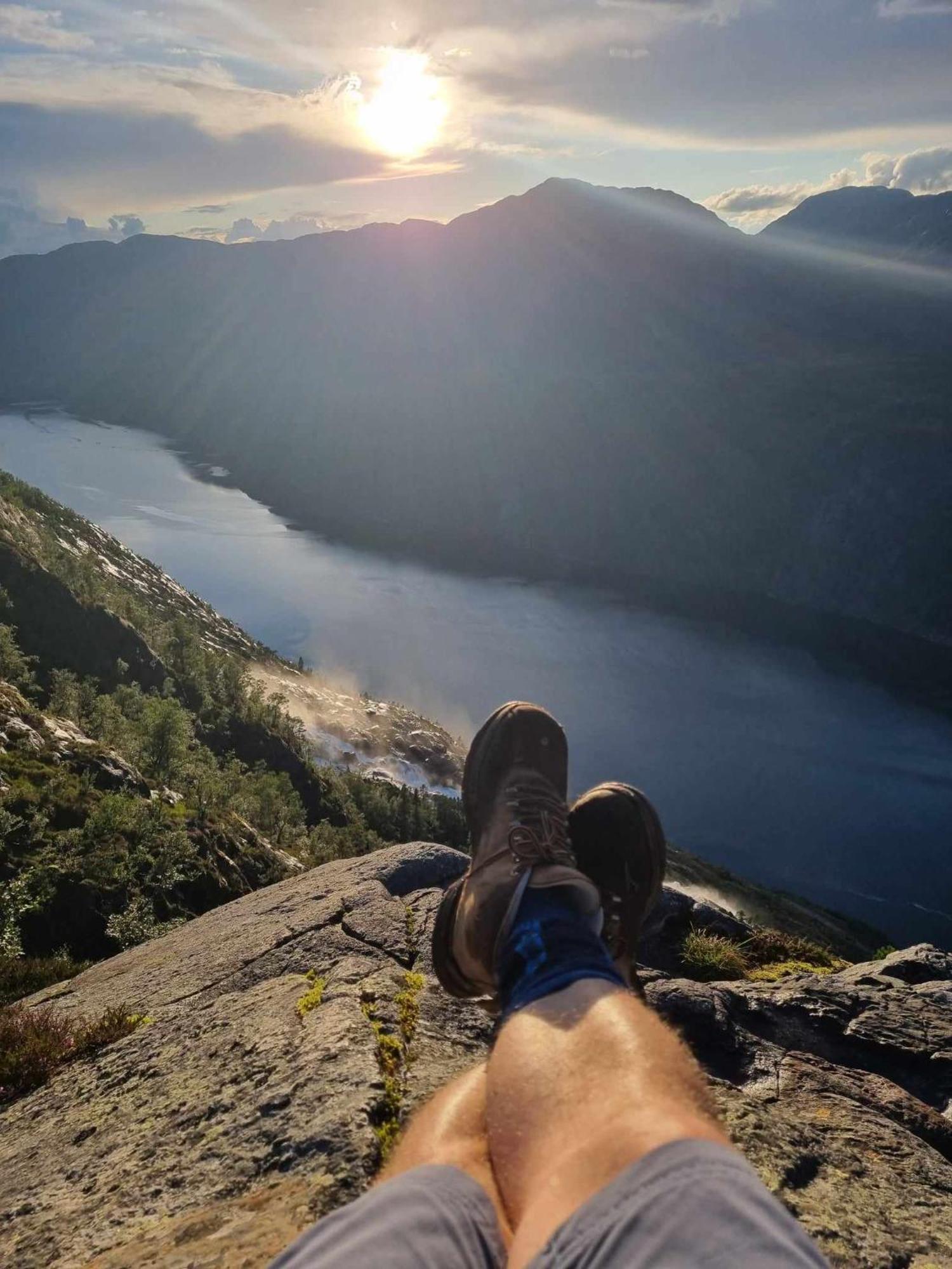 Appartamento Langfoss Etnesjoen Esterno foto